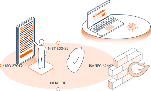 Achieve regulatory compliance with
                                    OT-specific cybersecurity frameworks
